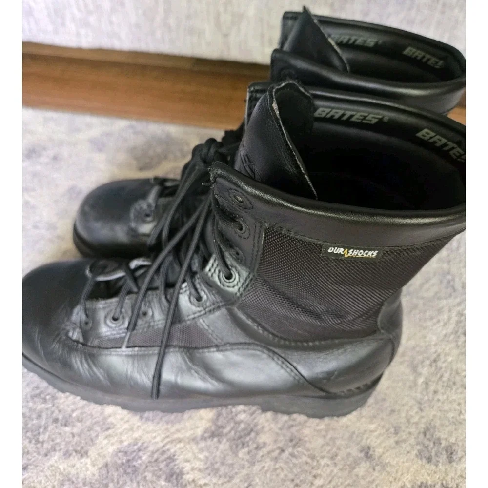 Bates Men's DuraShocks® Black Boots‎ - Size 12.  Extra Wide & Large E03135
